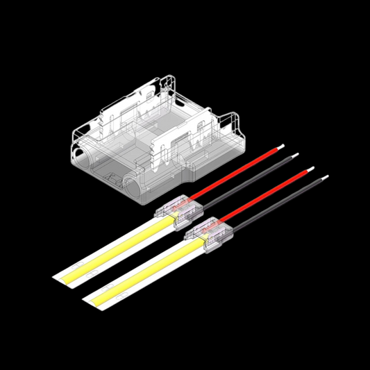 ELITE LED 8MM 2 PIN TAPE TO CABLE CONNECTORS (PACK OF 10)