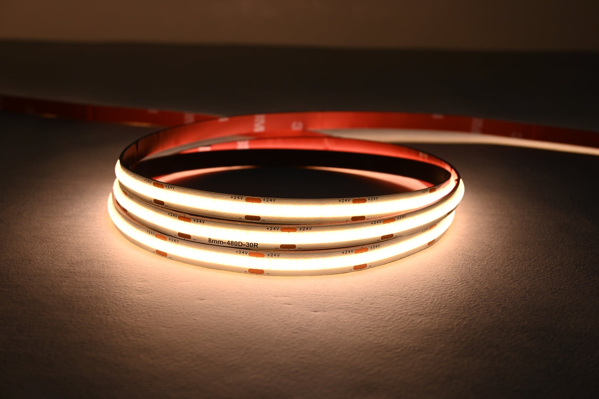 ELITE LED 24V iP20-10W SEAMLESS COB LED STRIP 3000K